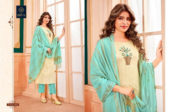 Biva Aura Ethnic Wear Wholesale Designer Readymade Salwar Suit Catalog